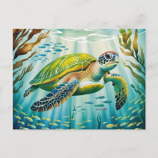 Painted Turtle Postcard (Front)