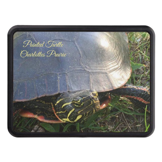 PAINTED TURTLE TRAILER HITCH COVER (Front)