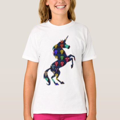 Painted UNICORN horse fairy tale fashion shopping T-Shirt