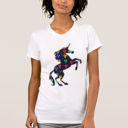 Painted UNICORN horse fairy tale fashion shopping T-Shirt