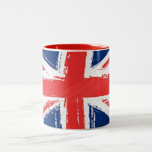 Painted Union Jack Mug