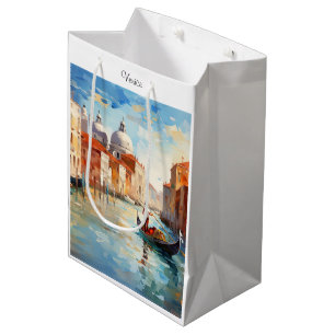 Painted Venice, Italy Medium Gift Bag
