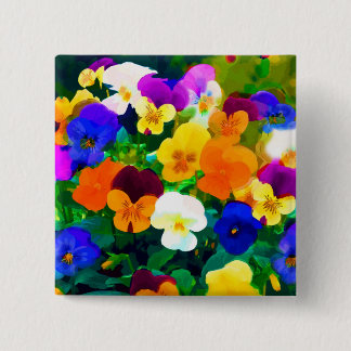 Painted Violets (2012 Pinback Button