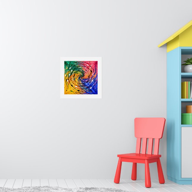 Painted Vortex Poster (Nursery 1)