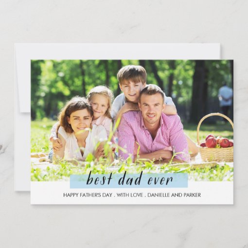 Painted washi tape father's day Card Zazzle