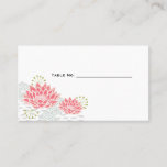 Painted Water Lilies - Table Numbers set of 100 Place Card
