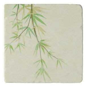 Painted watercolor card with wild stylized trivet