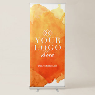 Painted Watercolor Custom Logo Show Banner