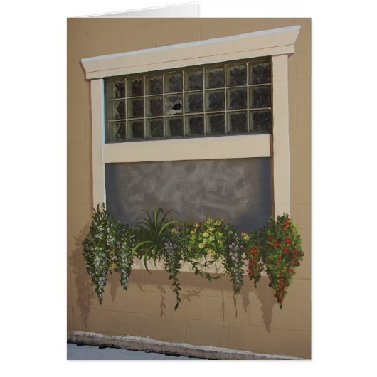 Painted Window Box Broken Window (Front)