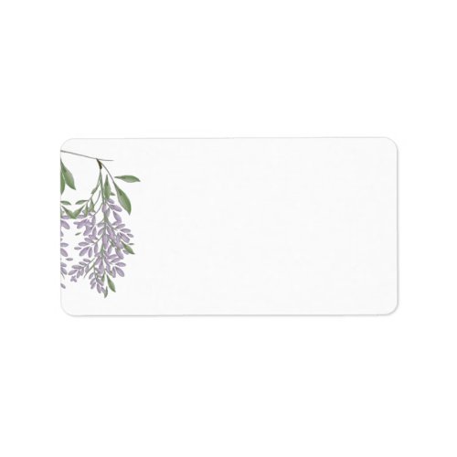 Painted Wisteria Address Labels