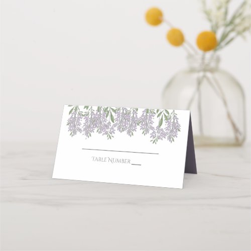 Painted Wisteria Place Cards