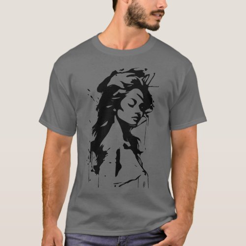 painted woman T_Shirt
