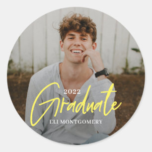 Painted Word Editable Color Graduation Stickers