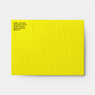 Painted Yellow Envelope