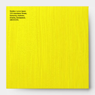 Painted Yellow Envelope