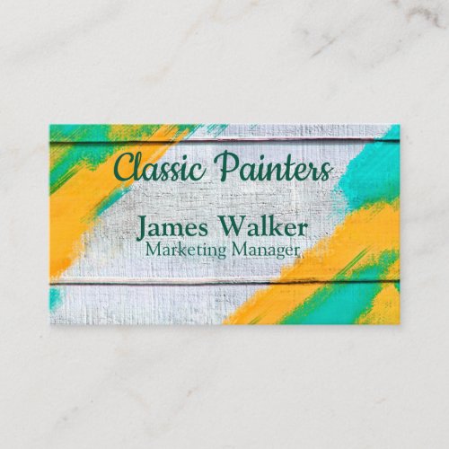 Painter and Artist Business Card