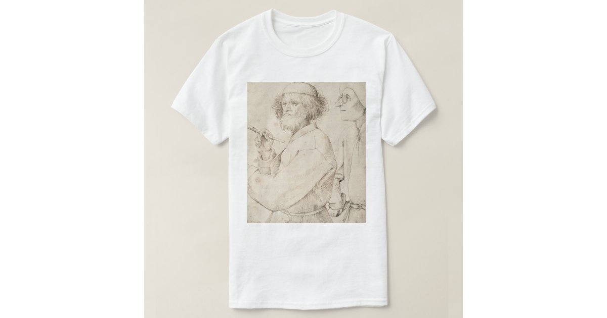 Painter And Connoisseur By Pieter Bruegel T Shirt Zazzle Com