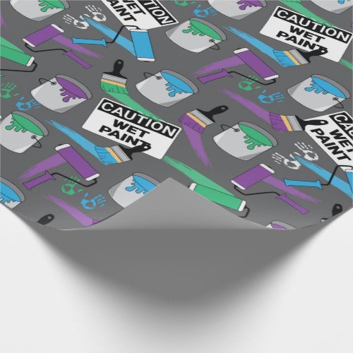 Painter and Decorator Birthday Wrapping Paper