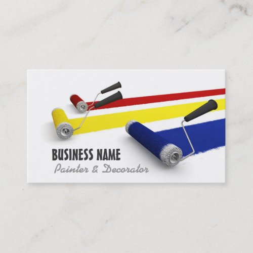 Painter and Decorator Business Card