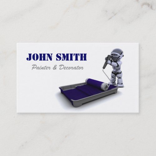 Painter and Decorator Business Card
