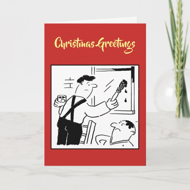 Painter and Decorator Christmas Card (Front)