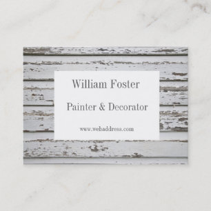 Painter and Decorator Customizable Business Cards