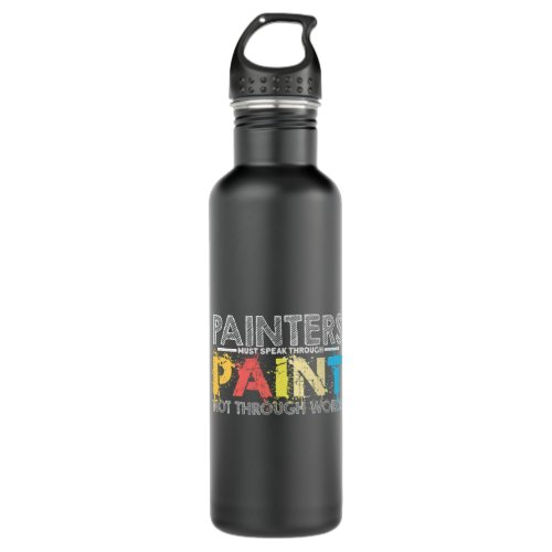 Painter and Decorator Gift Funny Painter Stainless Steel Water Bottle
