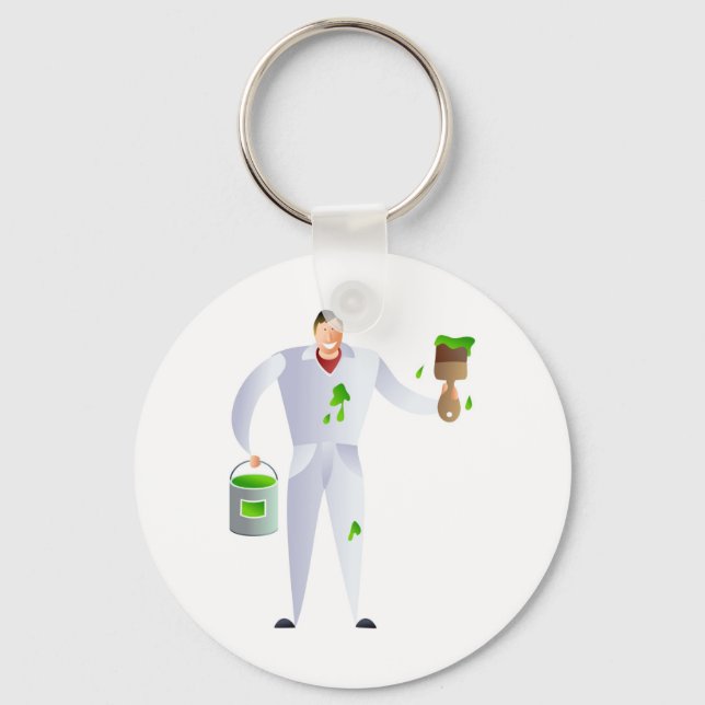 Painter and Decorator Keychain (Front)