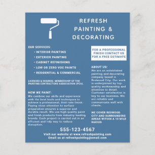 Painter And Decorator Paint Roller Navy Flyer