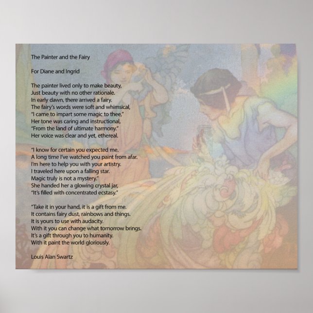 Painter and the Fairy Poster (Front)