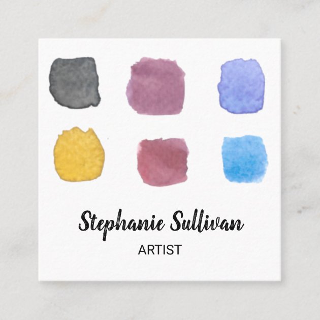 Painter Artist Business Card Zazzle   Painter Artist Business Card R061cd01bc974487996481622c63068ad Tcvt1 630 