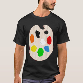 Painter Artist Paint Palette Halloween Costume T-Shirt