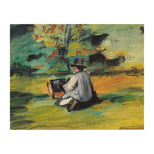Painter at Work by Paul Cezanne Vintage Fine Art