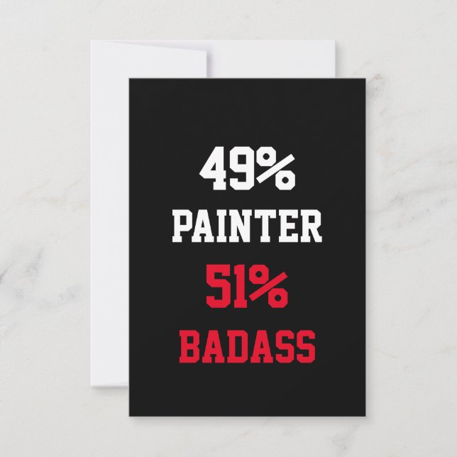 Painter Badass Card (Front)