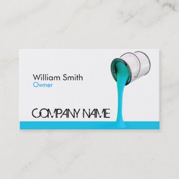 Painter Business Card by KeyholeDesign at Zazzle