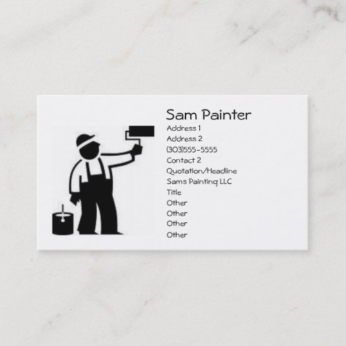 Painter Business Card