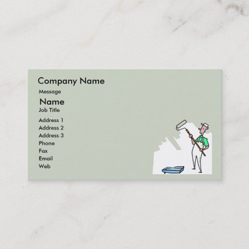 Painter Business Card