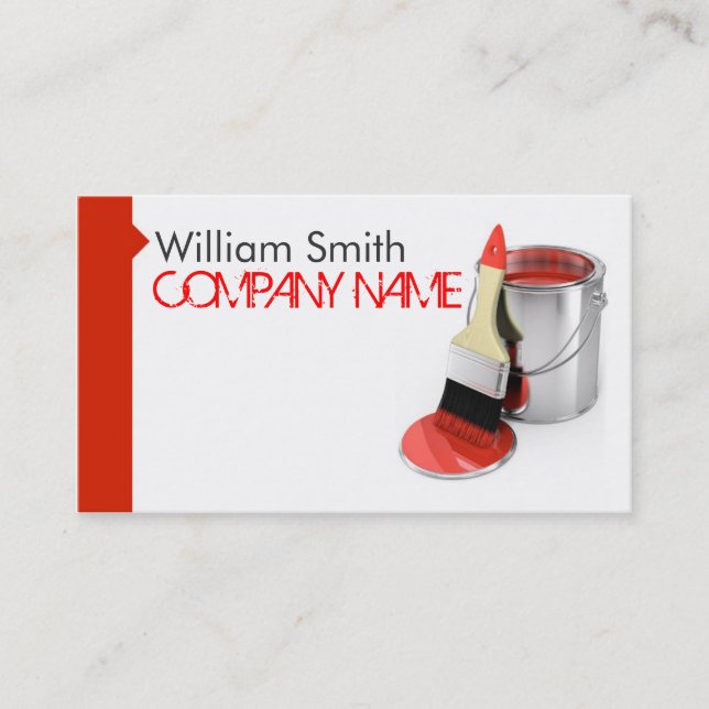 Painter Business Card (Front)