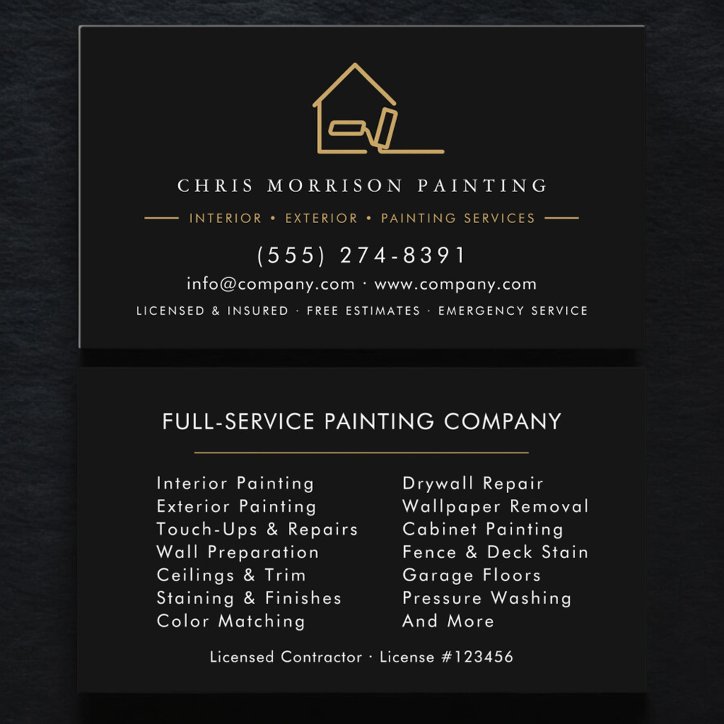Painter Business Card