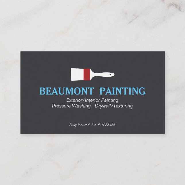 Painter Business Card (Front)