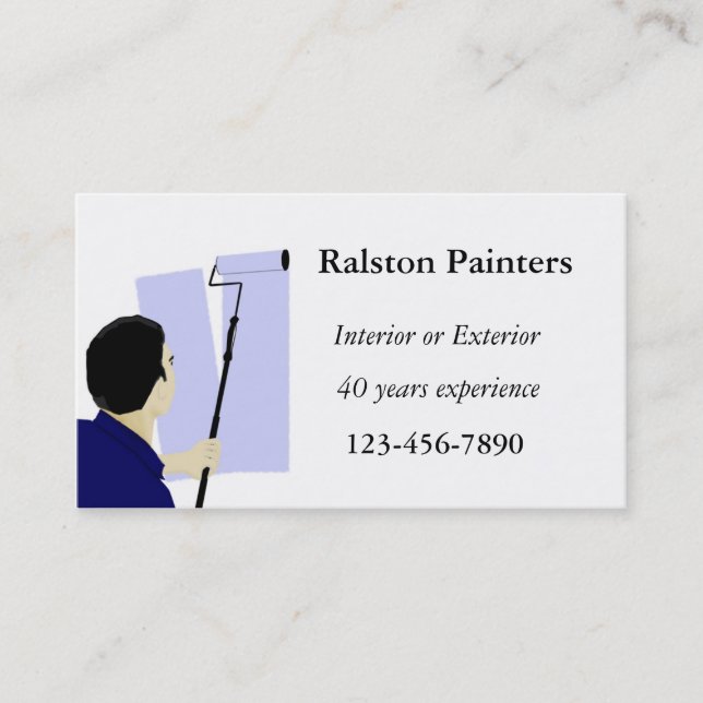 Painter Business Card (Front)