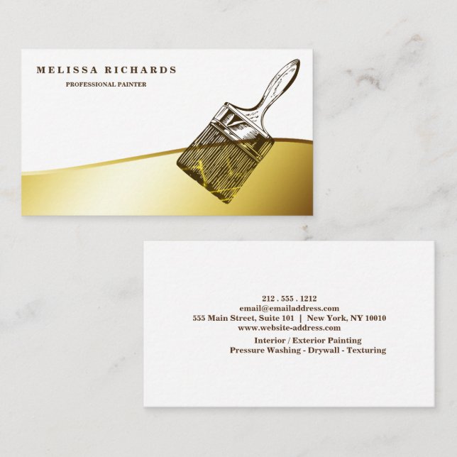 Painter Business Card (Front/Back)