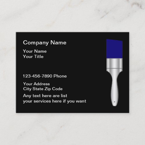 Painter Business Card Template