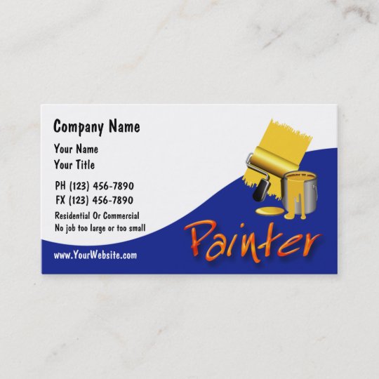 Painter Business Cards