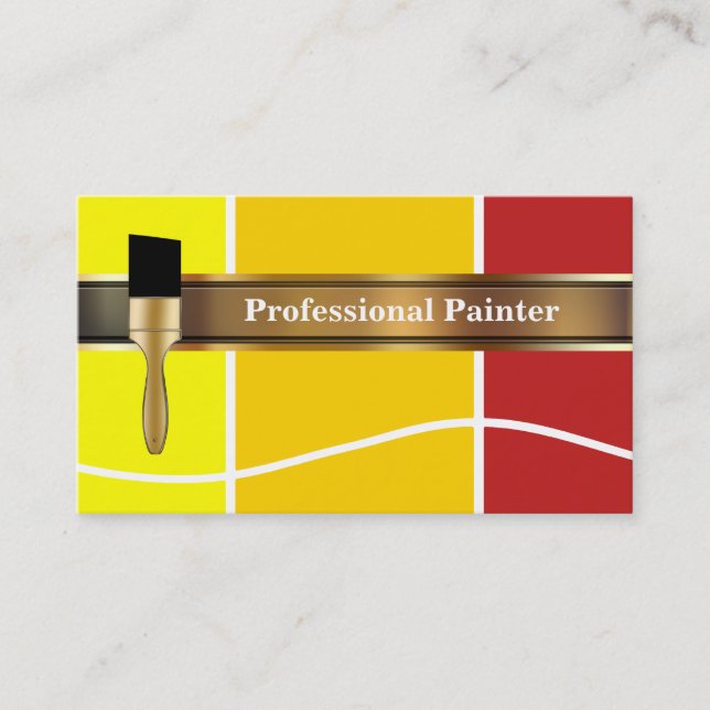Painter Business Cards (Front)