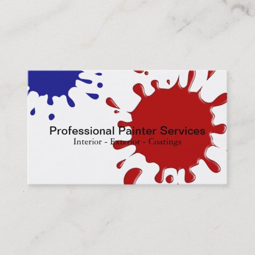 Painter Business Cards