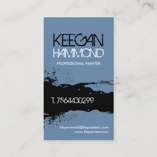Customizable Painter Business Cards