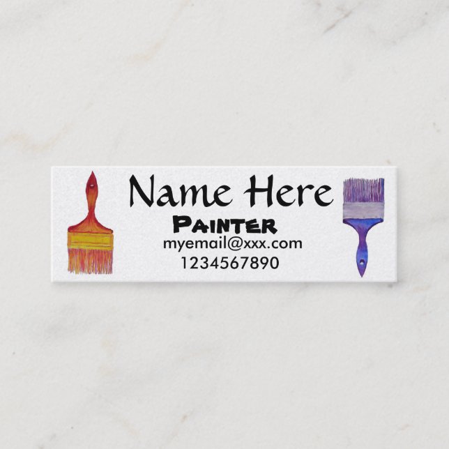 painter business cards (Front)