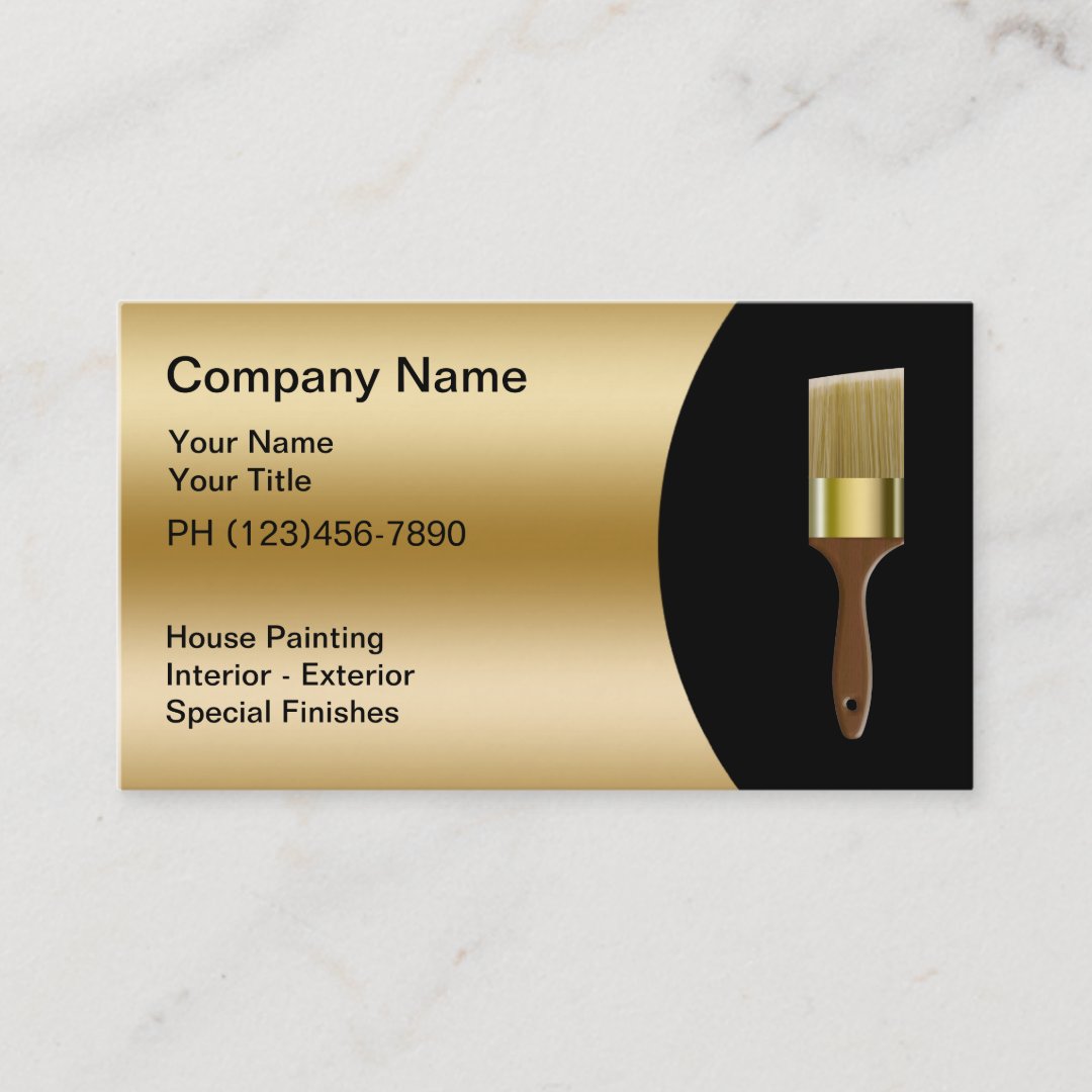 Painter Business Cards Zazzle