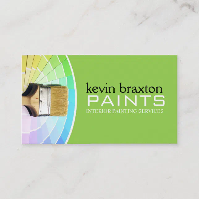 Painter Business Cards Zazzle